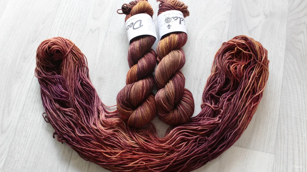 "Bukové listí" - extra MERINO se sw 4mm