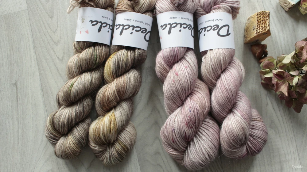 "Powder rose" 70%alpaka/10%kašmír/20%hedvábí