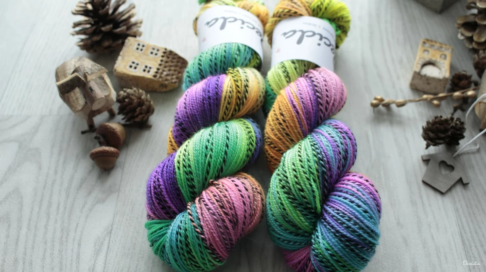 "Neon" - ZEBRA Merino sw/nylon 365m/100g
