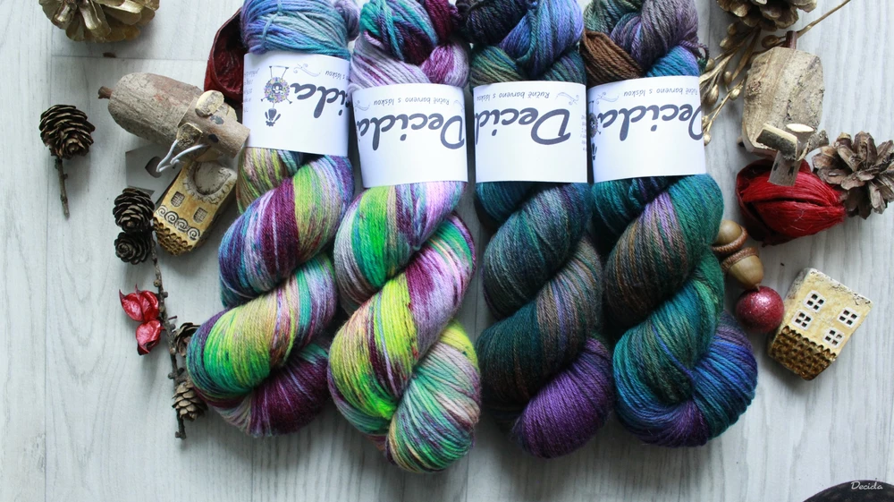 "Dragon" - EXTRA Merino sw/polyamid 365m/100g