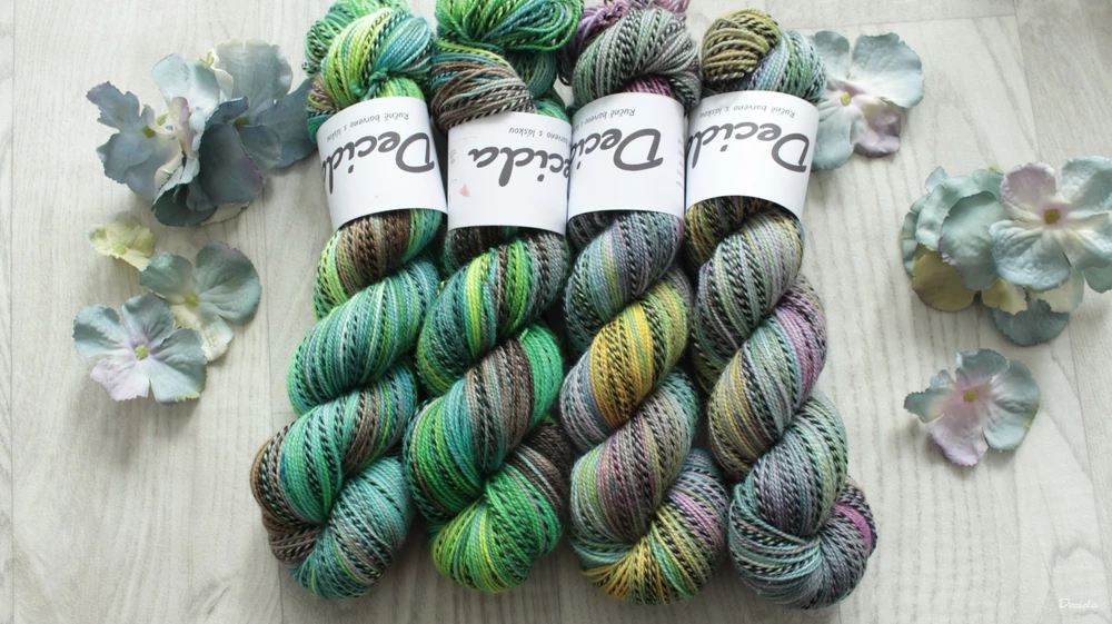 "Zádumčivá" - ZEBRA Merino sw/nylon 365m/100g