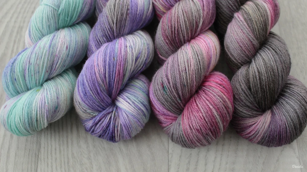 Fade set "Minca" 400g - 80%merino/20%bambus