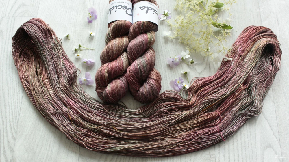 "Chestnut Wood" 100% pravé hedvábí 400m