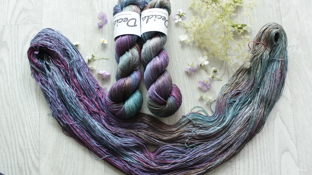 "V dešti tančím" 100% pravé hedvábí 400m