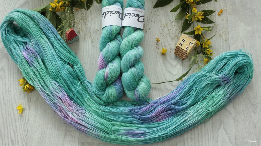 "Mérua"- 50% Alpaca/25% Hedvábí/25% len 400m