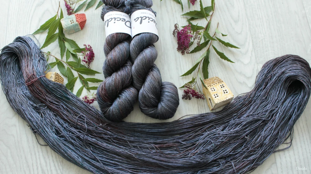 "Around Midnight" 100% pravé hedvábí 400m