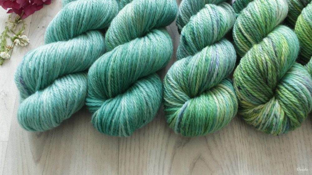 Fade "Mokřiny" - merino/kašmír/nylon ARAN 166m/100g
