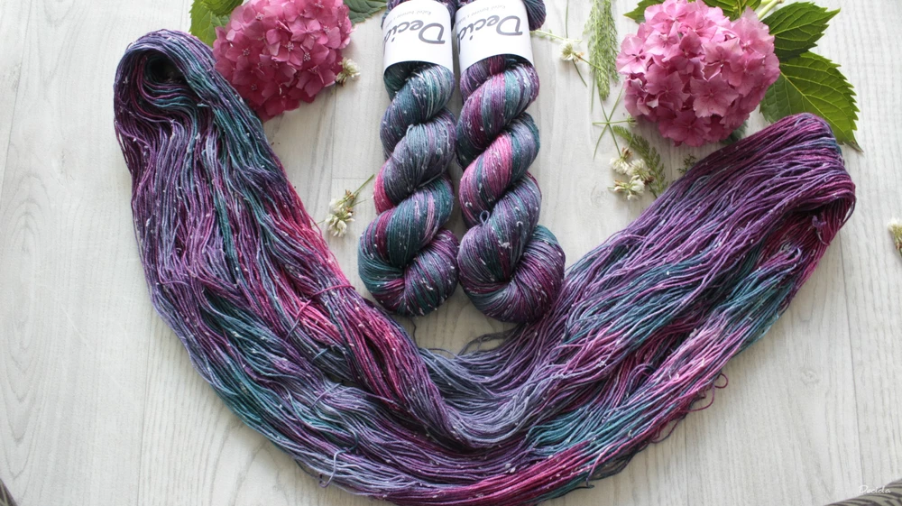 "Galaxie" - merino s nopky 400m