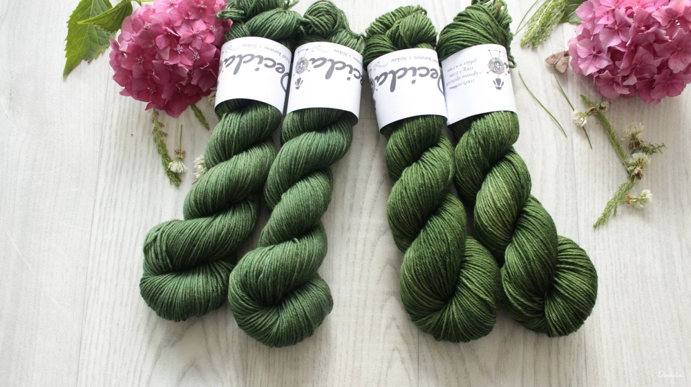 "Green 1" -  extra MERINO se sw 4mm 