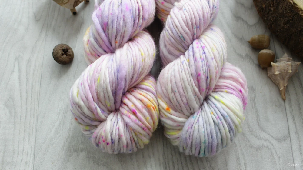 "Canario" extra MERINO Thick and Thin 100m