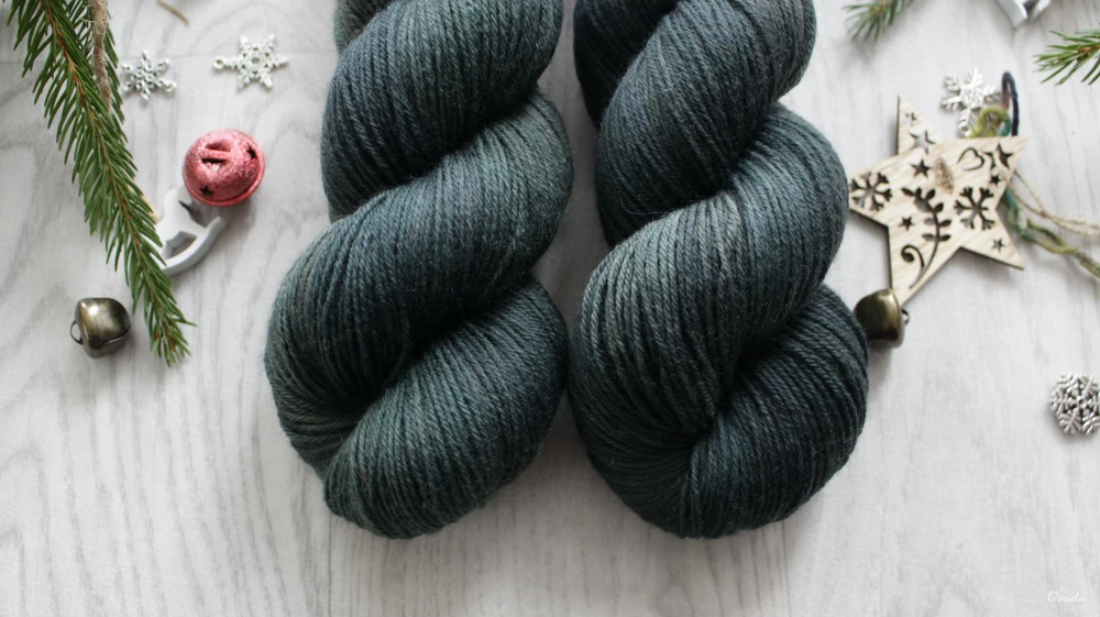 "Green" - EXTRA Merino sw/polyamid 365m/100g