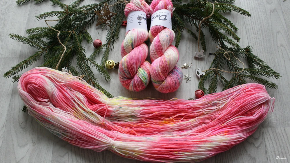 "Candy Marlen" - EXTRA Merino sw/polyamid 365m/100g