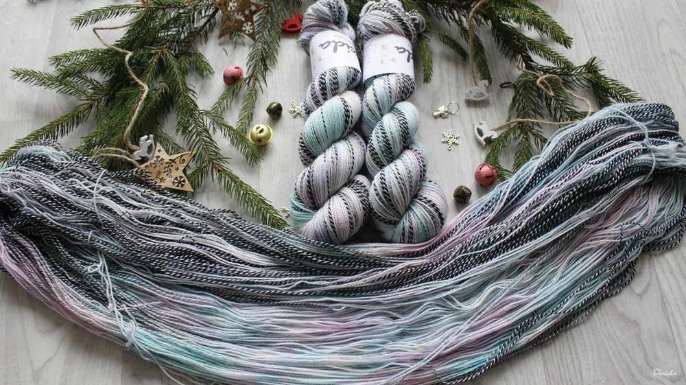 "Čerstvý sníh" - ZEBRA Merino sw/nylon 400m/100g