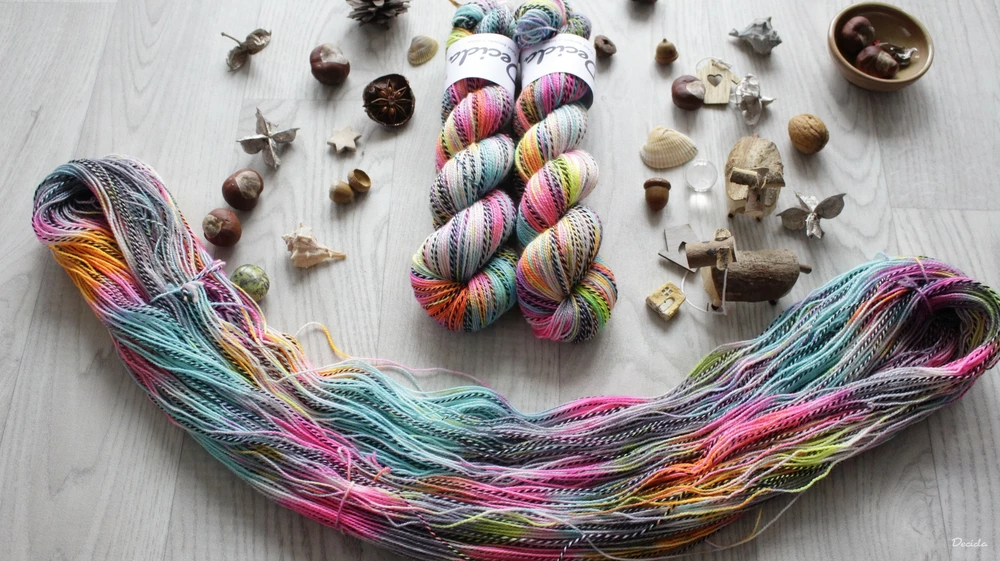 "Neon balm 4" - ZEBRA Merino sw/nylon 400m/100g