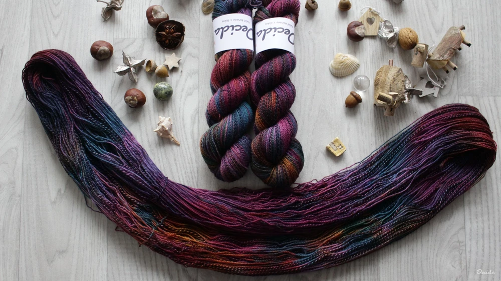 "August love" - ZEBRA Merino sw/nylon 400m/100g