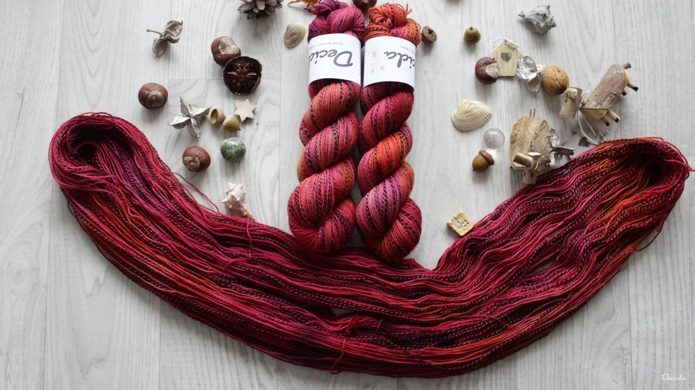 "Hot summer" - ZEBRA Merino sw/nylon 400m/100g