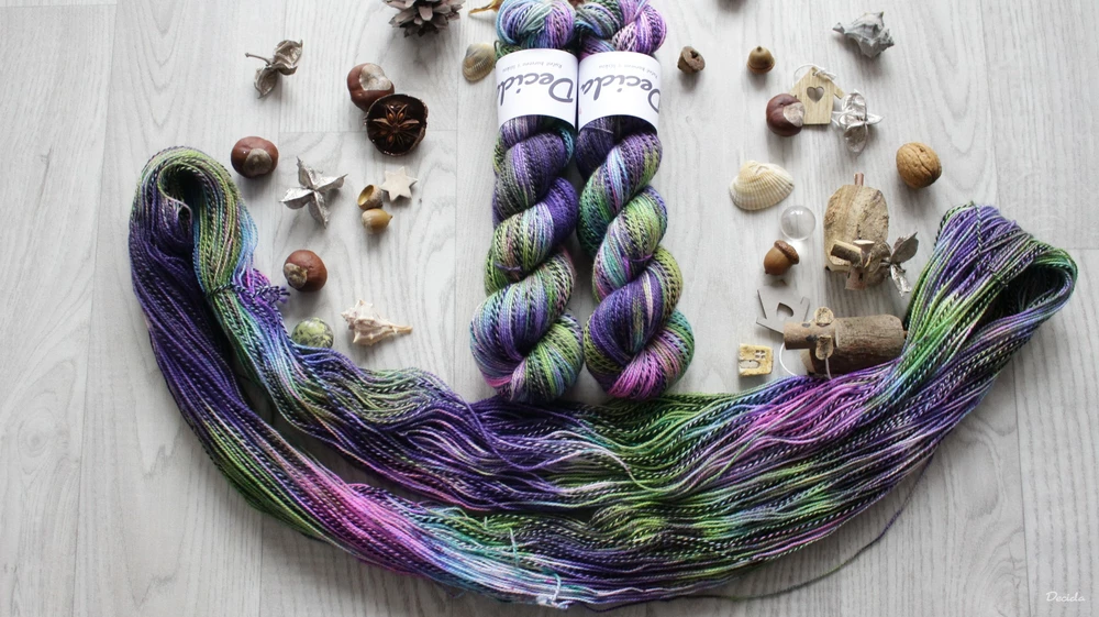 "Luční kvítí" - ZEBRA Merino sw/nylon 400m/100g