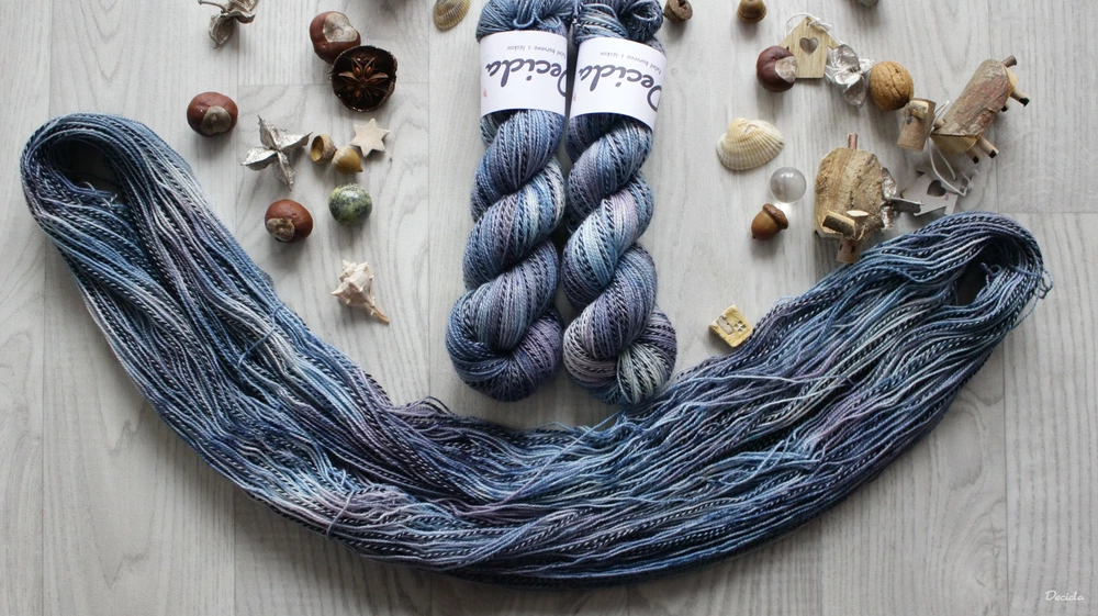 "Letní deštík" - ZEBRA Merino sw/nylon 400m/100g