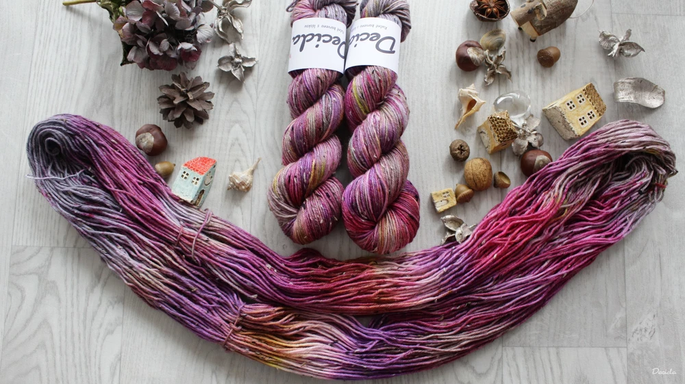 "Yves" Donegal DK -  85% merino a 15% donegal nopky 212m