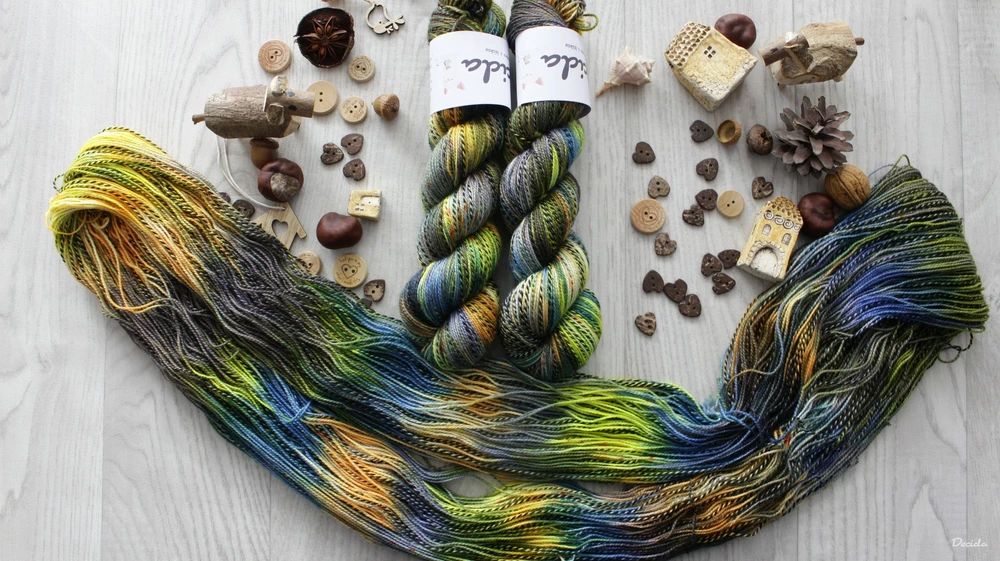 "Ouvert" - ZEBRA Merino sw/nylon 400m/100g