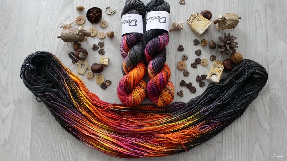 "Thunder" - ZEBRA Merino sw/nylon 225m/100g