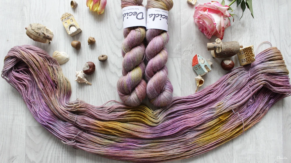 "Summer vibes" 70%alpaka/10%kašmír/20%hedvábí 400m