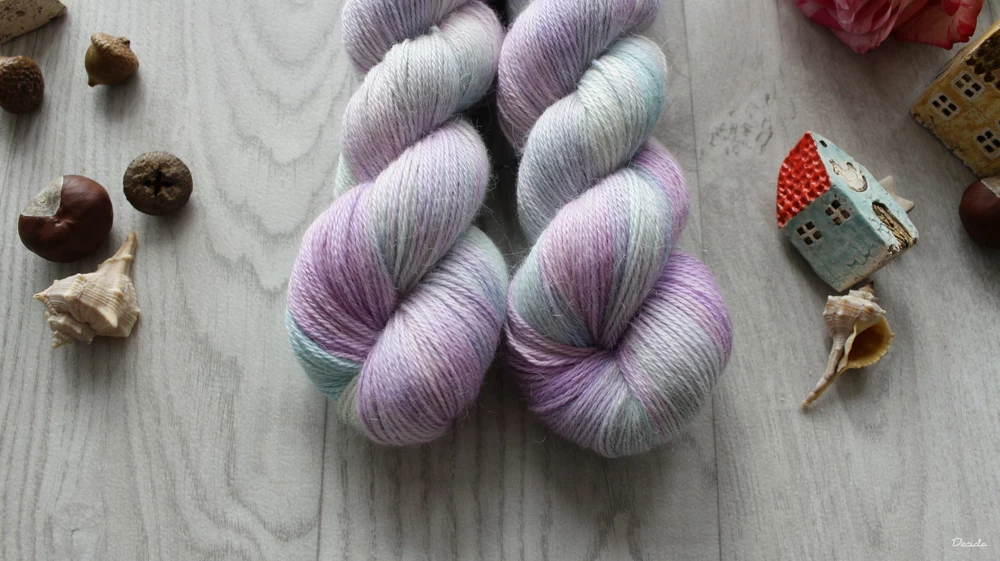 "Bubble" 70%alpaka/10%kašmír/20%hedvábí 400m