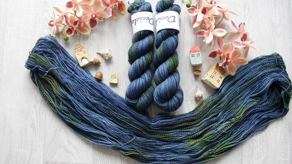 "River" - ZEBRA Merino sw/nylon 400m/100g
