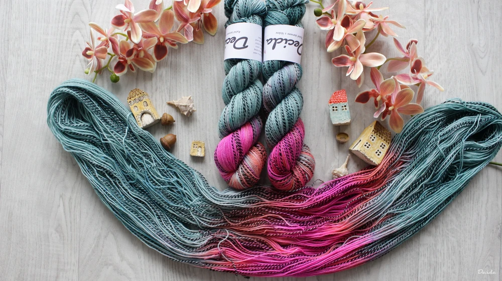 "Manga" - ZEBRA Merino sw/nylon 400m/100g