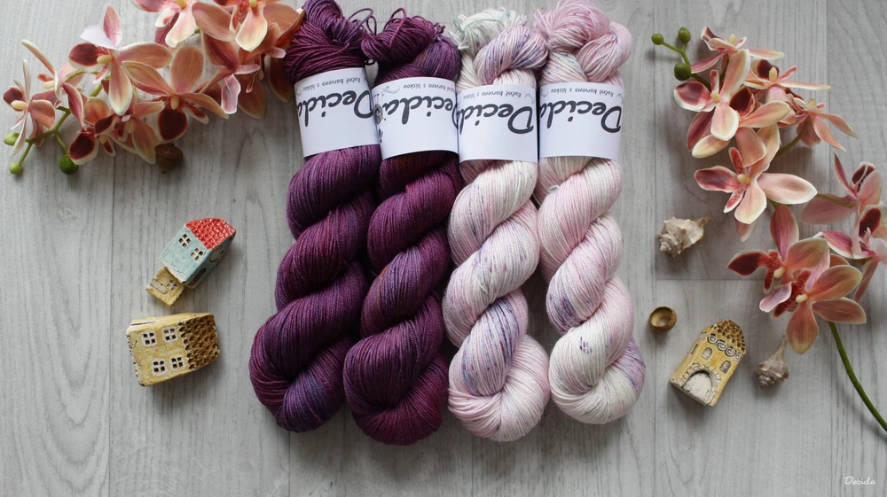 "Berry fruits" - 70%merino/10%kašmír/20%hedvábí