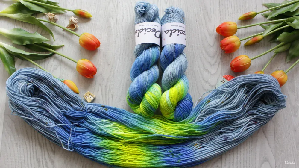 "Spring" -  Merino sw/polyamid 270m/100g