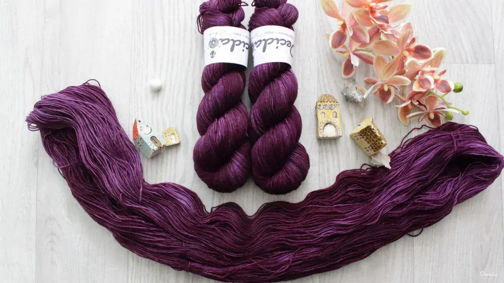 "Burgundy" EXTRA Merino sw/polyamid 510m/100g