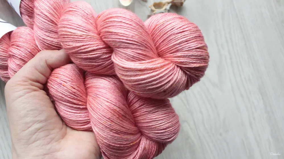 "Salmon" - merino sw/hedvábí 50/50 400m