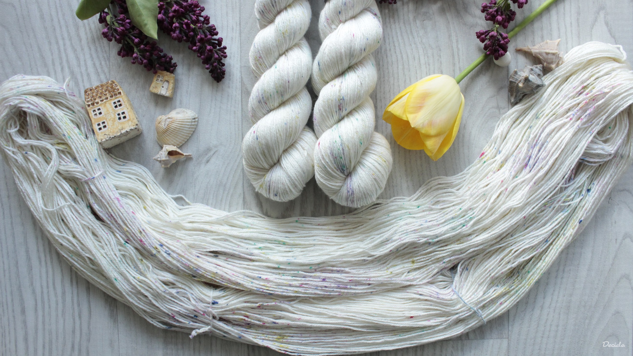 "Liberdade" - merino sw/hedvábí 50/50 400m