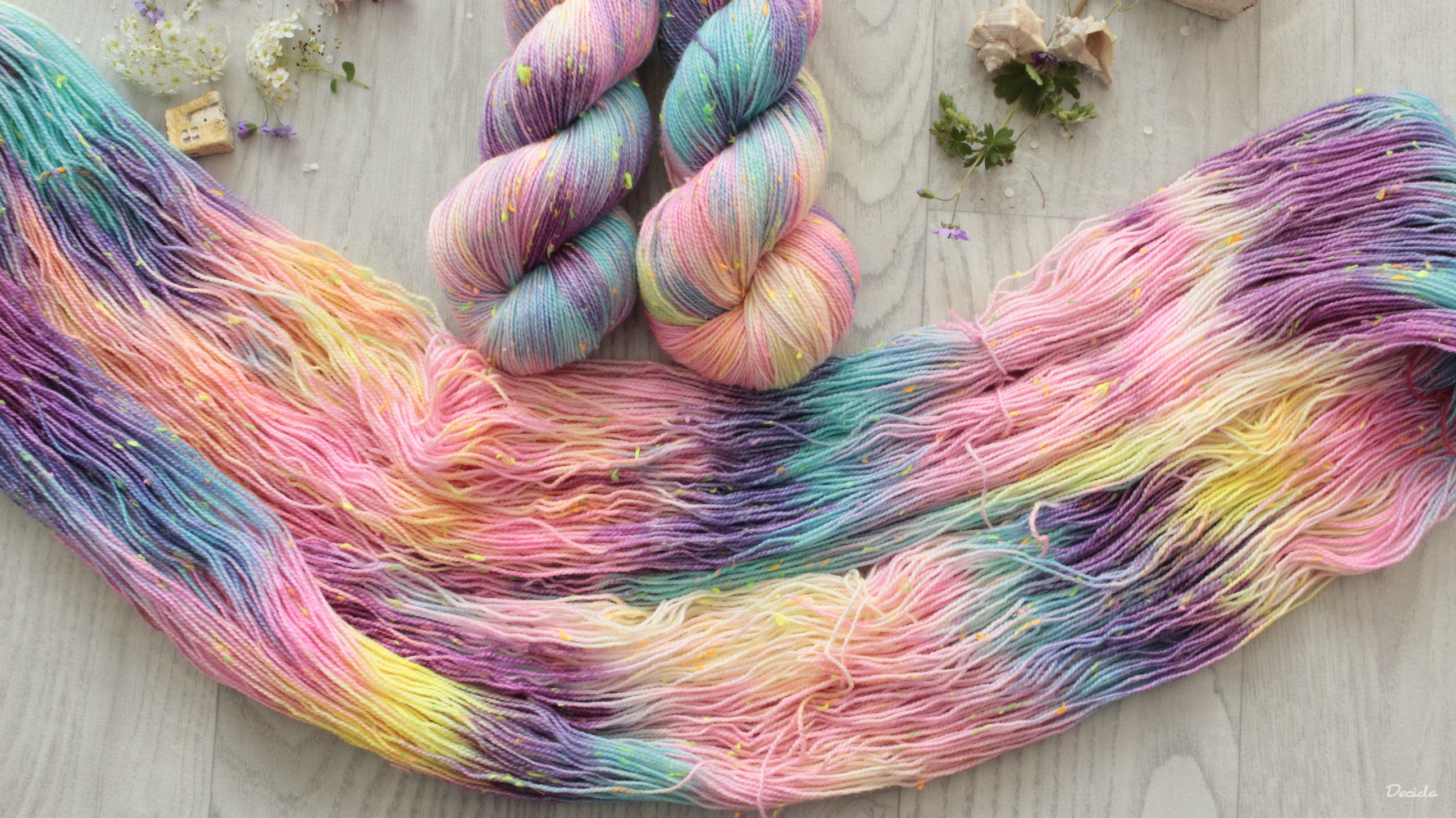 "Creative" - merino a Donegal neps 400m