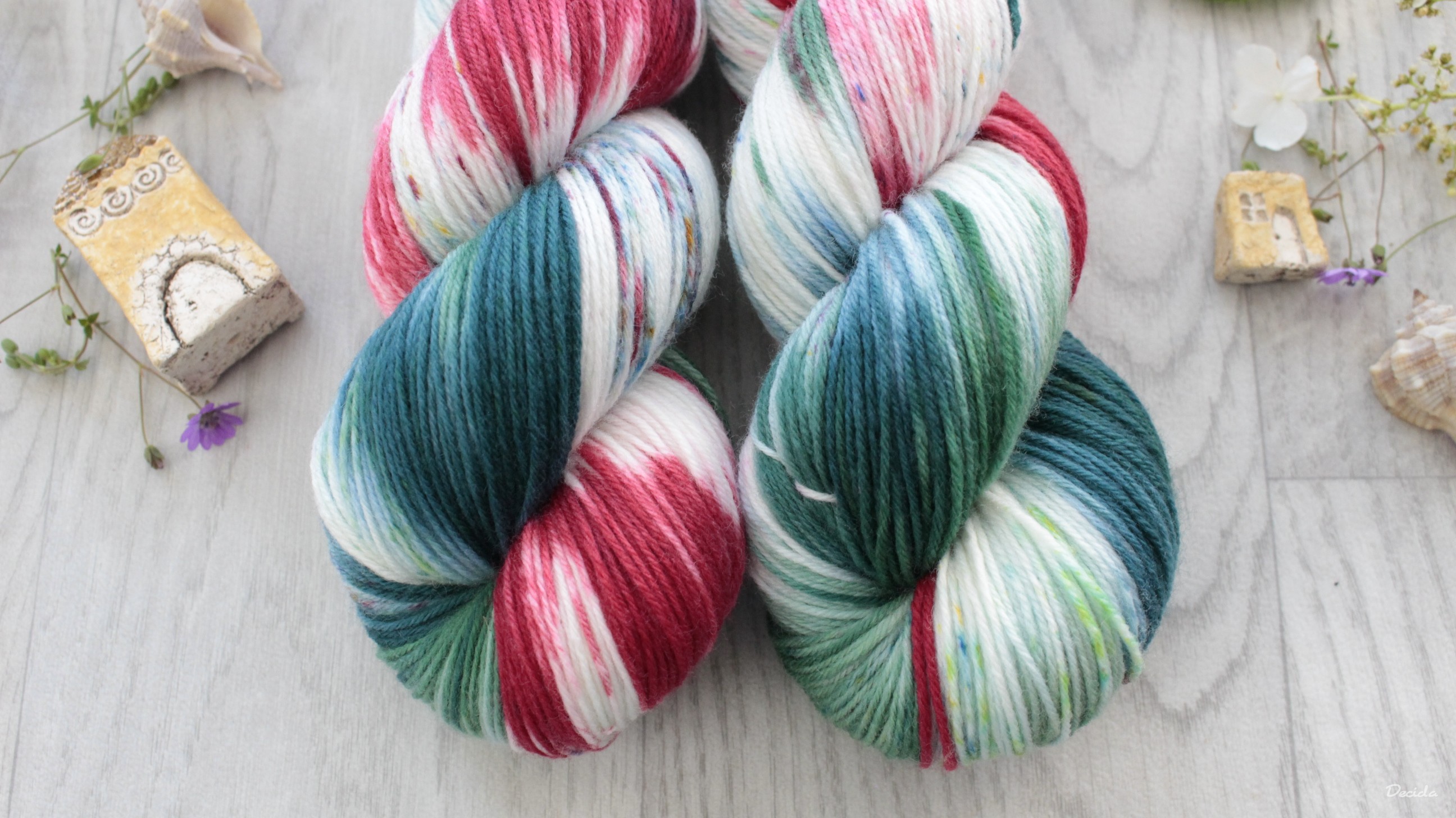 "Vánoční girlanda" - EXTRA Merino sw/polyamid 365m/100g