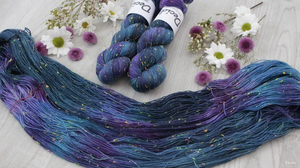 "Pulsing" - merino a Donegal neps 400m