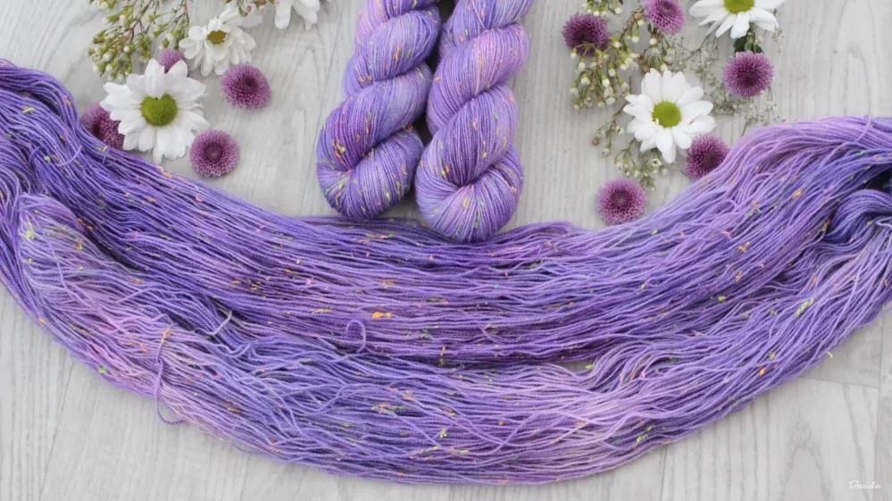 "Violic" - merino a Donegal neps 400m