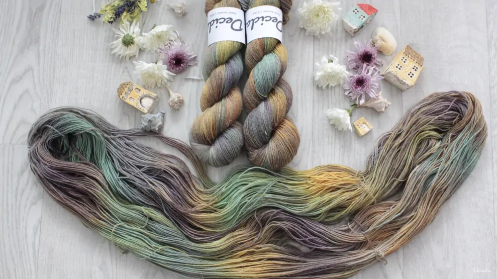 "Dérive" -  80% Merino Easywash/20% Len 400m/100g