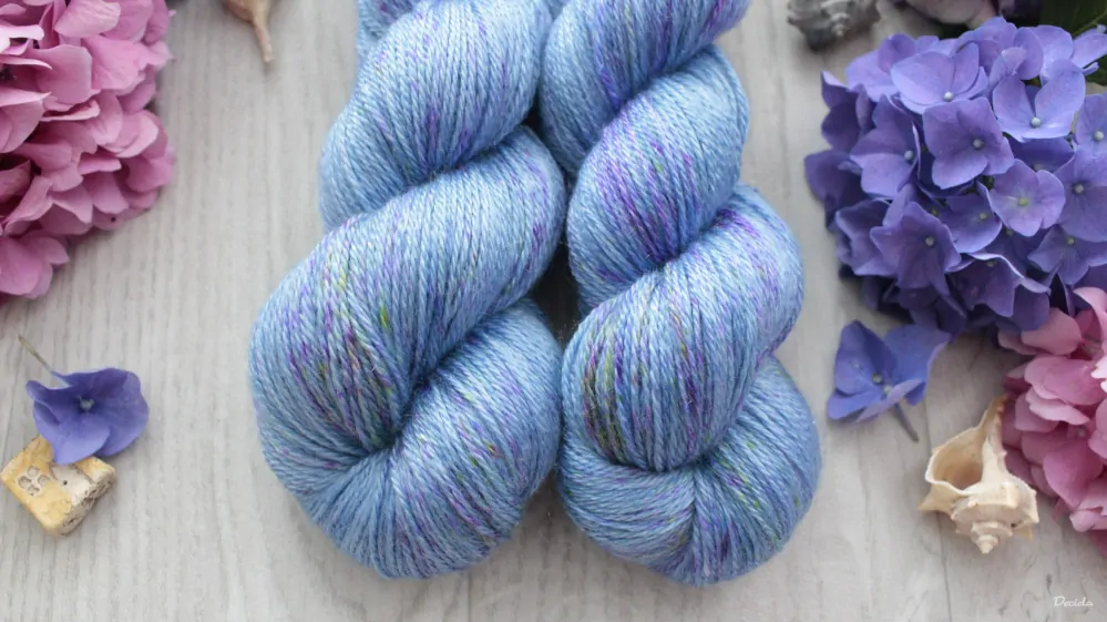 "Speckled Sky" Merino/tencel 333m