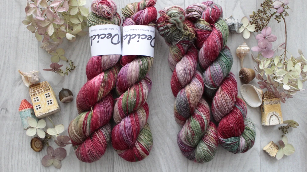 "Pájaro 3" -  Single 90% Merino/10% Len 366m