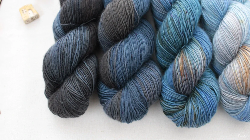 "Fade set 9" - 420g Single MERINO 366m