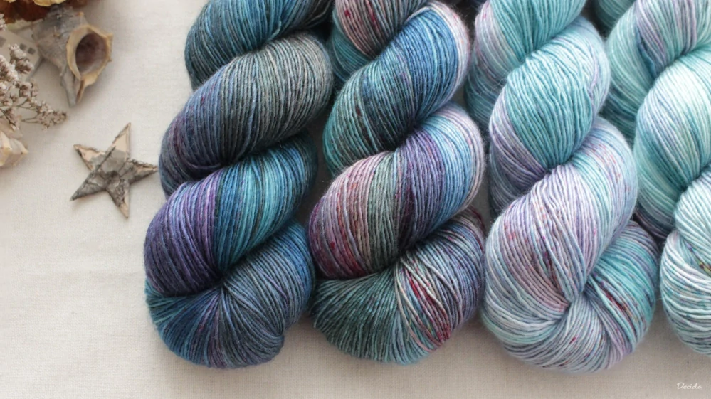 "Fade set 22" -  420g merino/hedvábí 70/30 400m