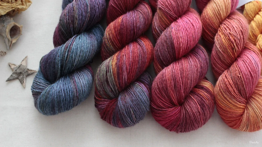 "Fade set 23" -  420g merino/hedvábí 70/30 400m