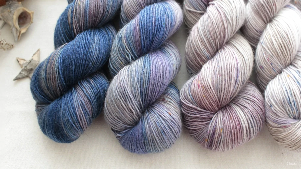 "Fade set 25" - 420g merino/hedvábí 70/30 400m