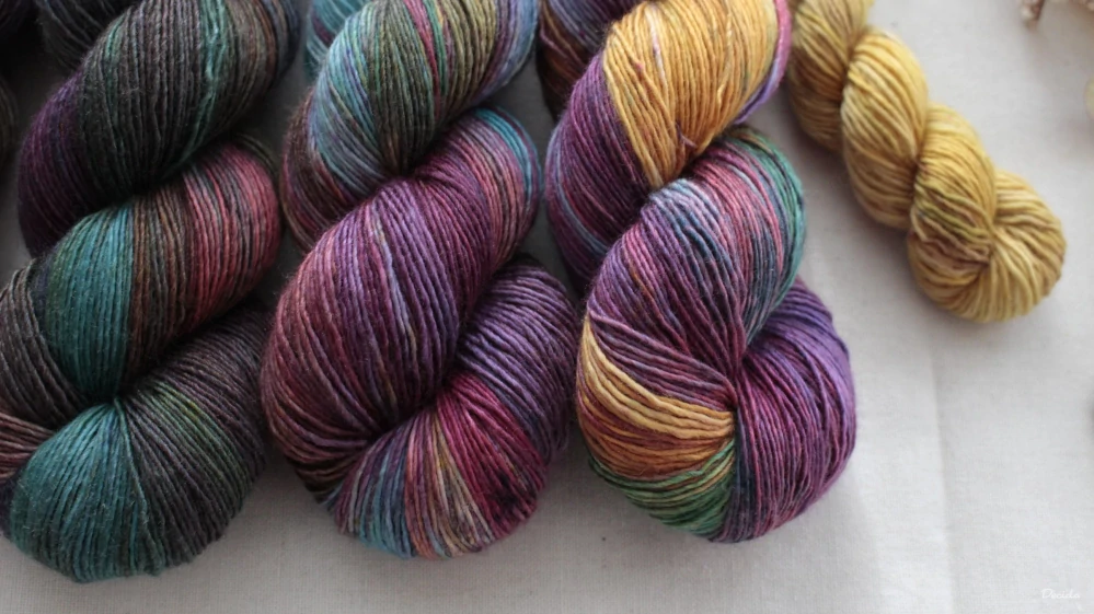 "Fade set 26" - 420g merino/hedvábí 70/30 400m