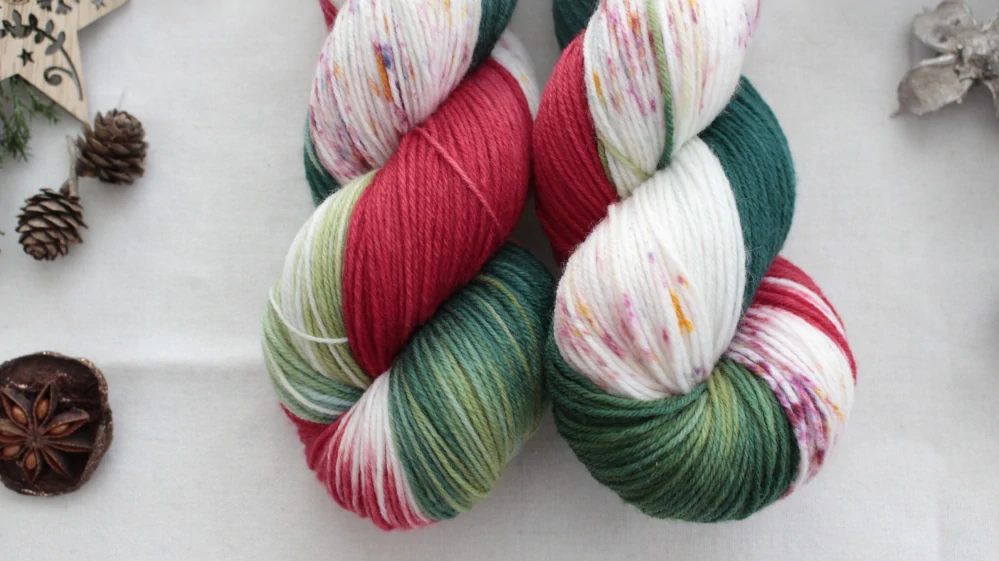 "Vánoční girlanda 3"  EXTRA Merino sw/polyamid 365m/100g