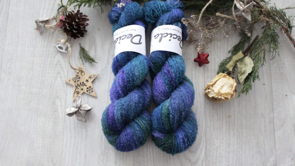 "Beija-flor" - merino sw Boucle 450m/100g