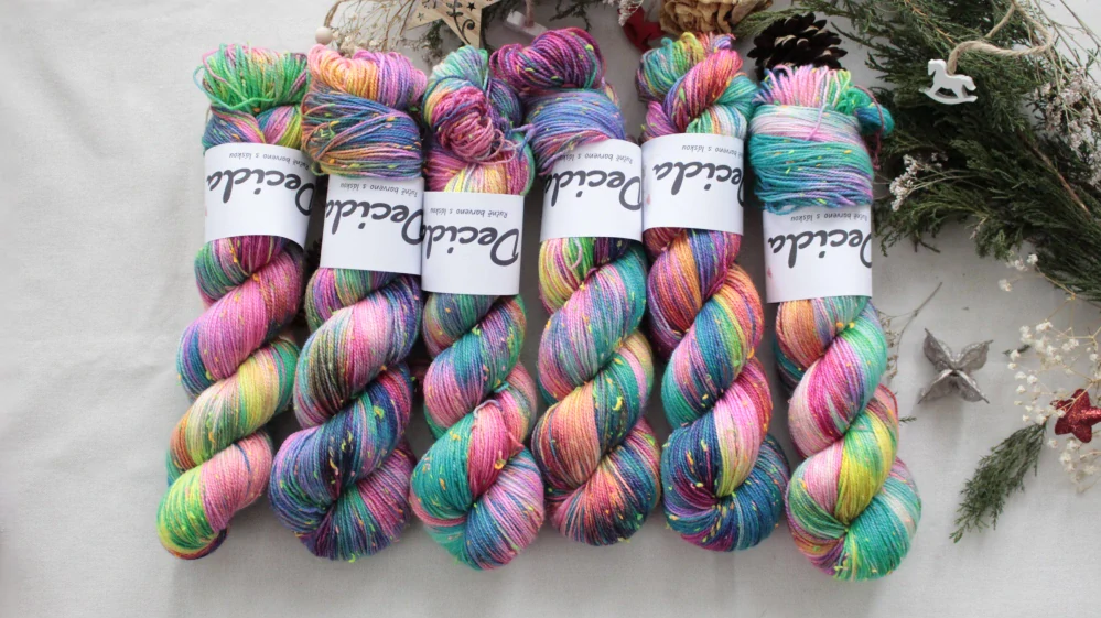 "Aloha" - merino a Donegal neps 400m