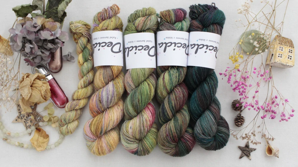 "Fade set 54" -  420g Single MERINO 366m